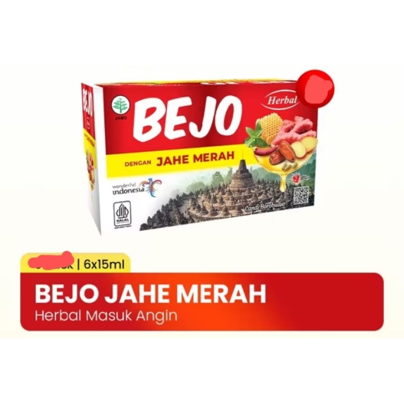 

Bejo Jahe Merah 15ml 1box isi 6 sachet