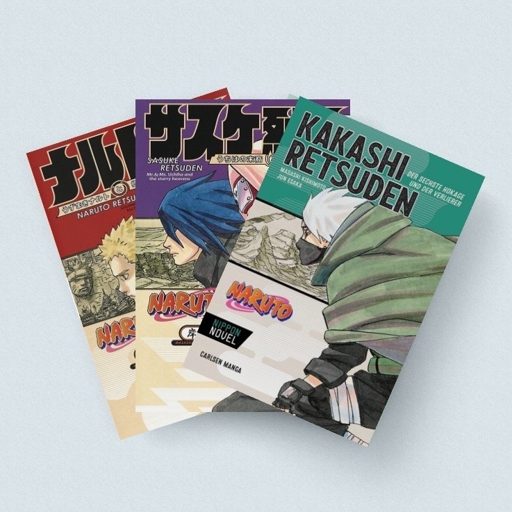KODE K72W Novel Versi Eng  Indo Light Novel NARUTO Retsuden SASUKE Retsuden KAKASHI Retsuden Series