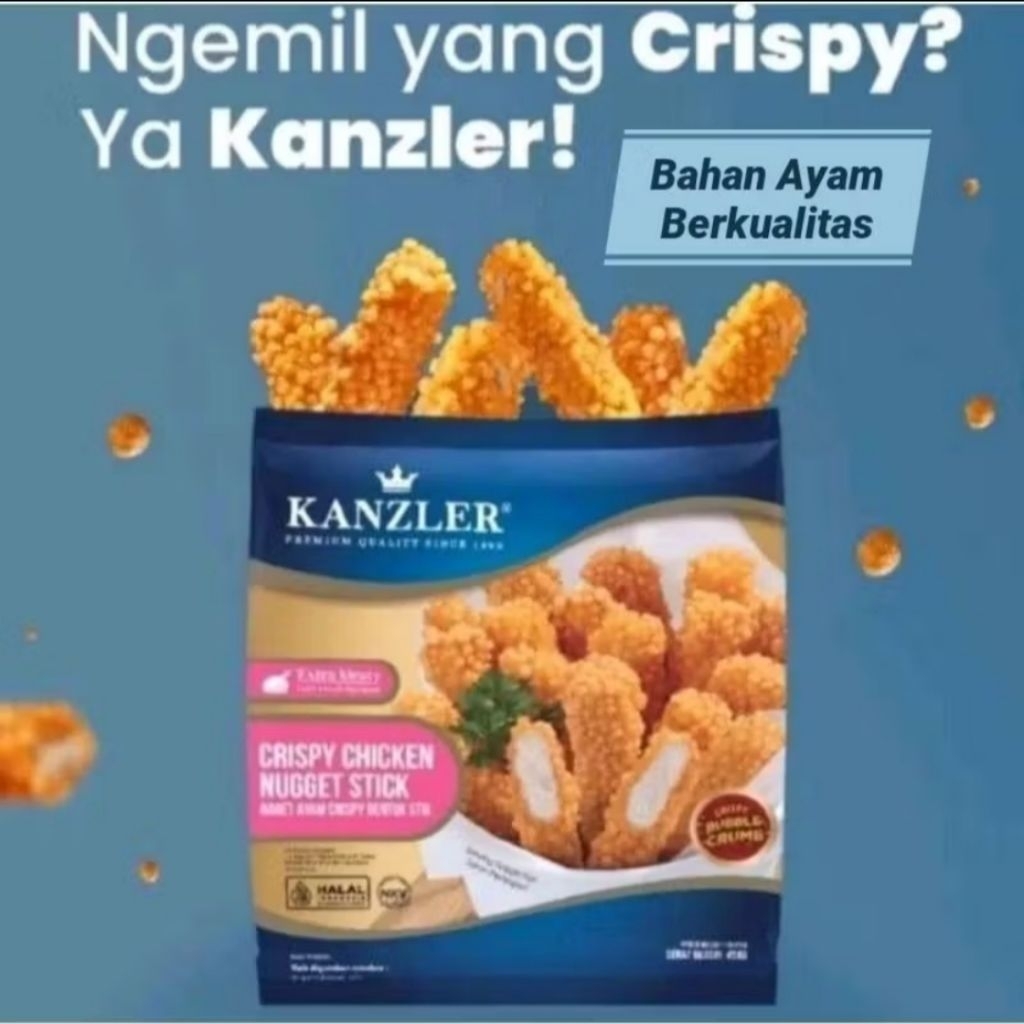 

Kanzler Nugget Crispy Stick 250gr