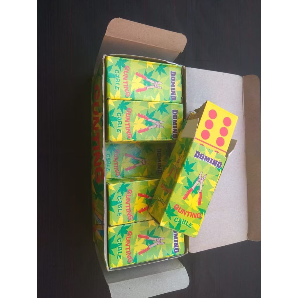 (10 Set Game) Kartu Domino Gunting Cable / Domino Gunting Kabel Asli Termurah