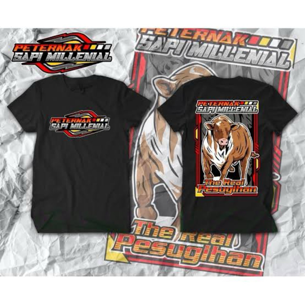 KAOS-TSHIRT PETERNAK SAPI MILENIAL