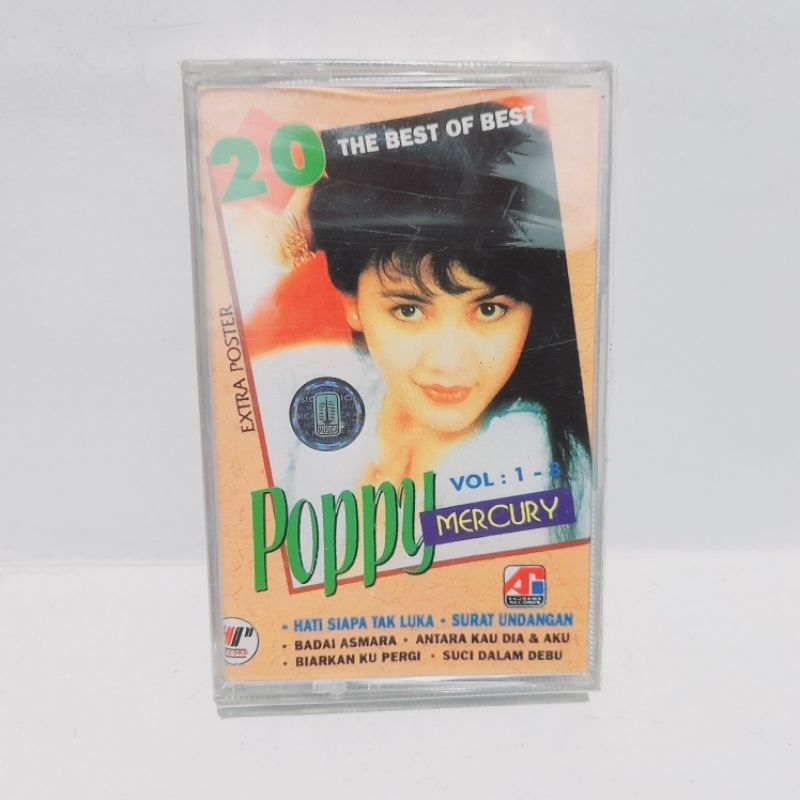 Kaset Poppy Mercury Vol. 1 - 20 Best Of The Best Poppy Mercury (Open Segel)