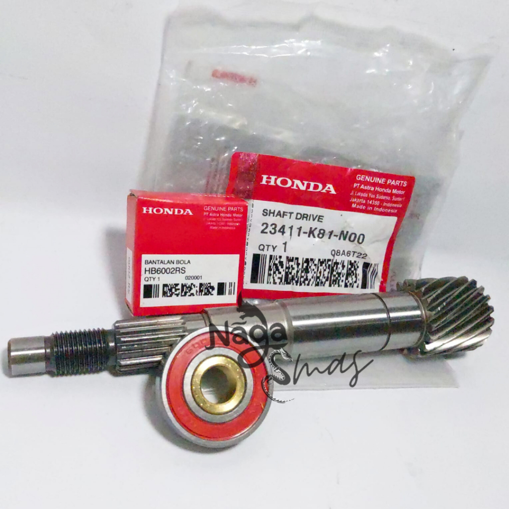 As Pully pulley Beat Pop / Beat Sporty ESP / Scoopy ESP K81 + bearing 6002 kuningan bak cvt honda