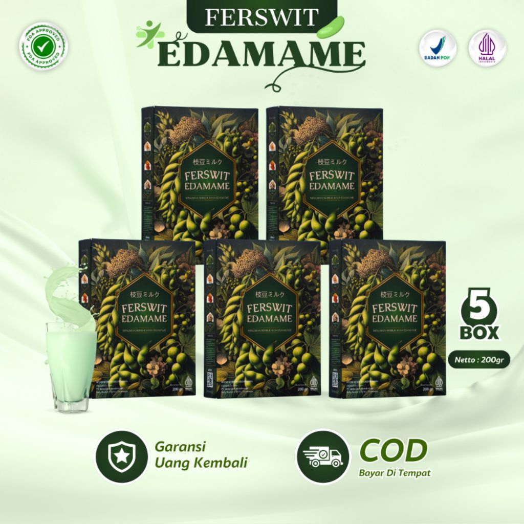 

Ferswit Susu Edamame Jepang Paket 5 Box Formulasi Khusus Asam Urat, Kolesterol, Nyeri Sendi & Tulang