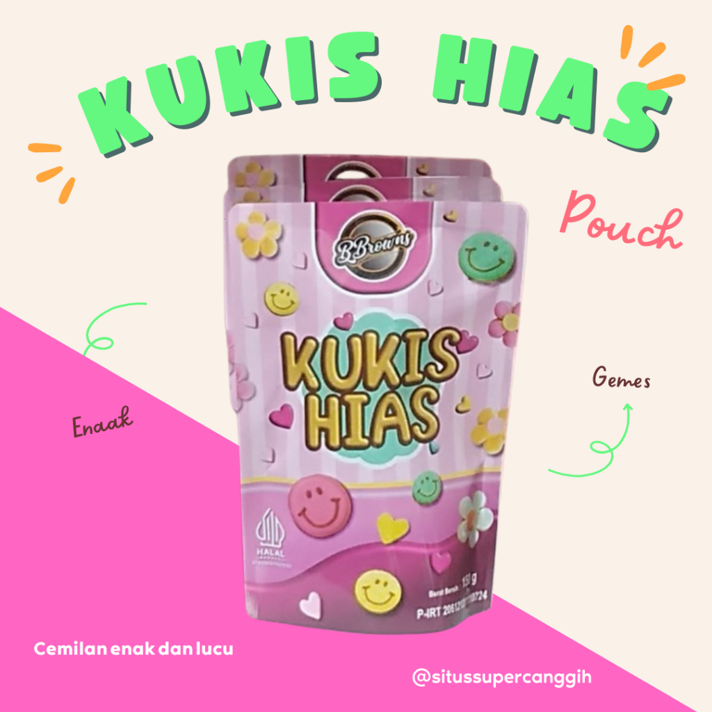 

Cookies hias karakter lucu pouch