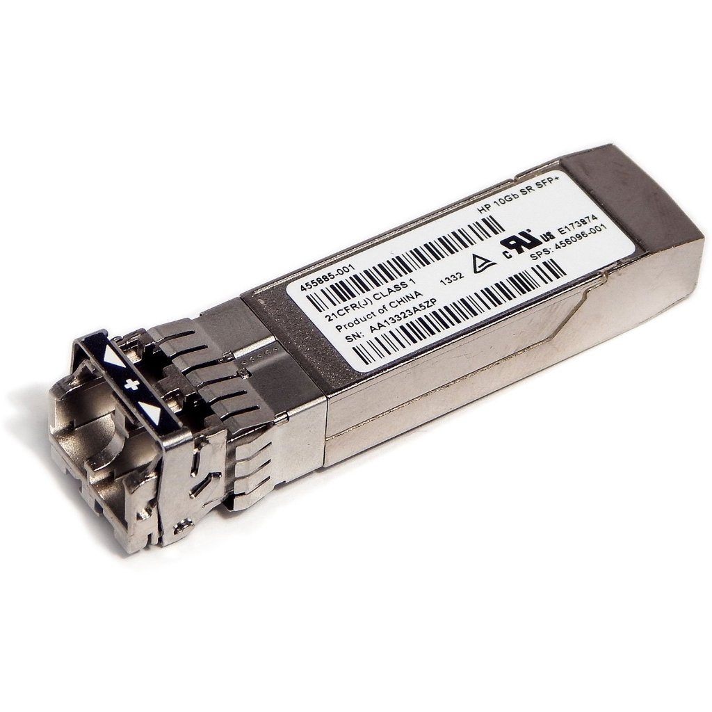 HP HPE 10Gb SR SFP+ 10G 850nm Mikrotik 455885-001 SFP-10G-SR 456096-001 Cisco Juniper Mikrobits Huaw