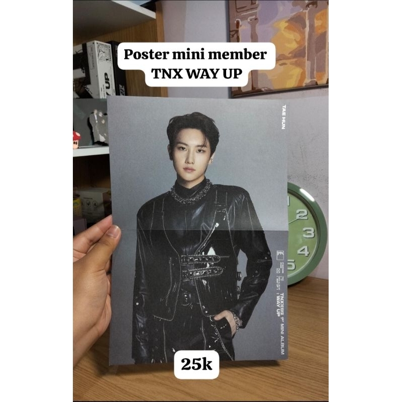 OFFICIAL POSTER MINI MEMBER TAEHUN TNX ERA WAY UP