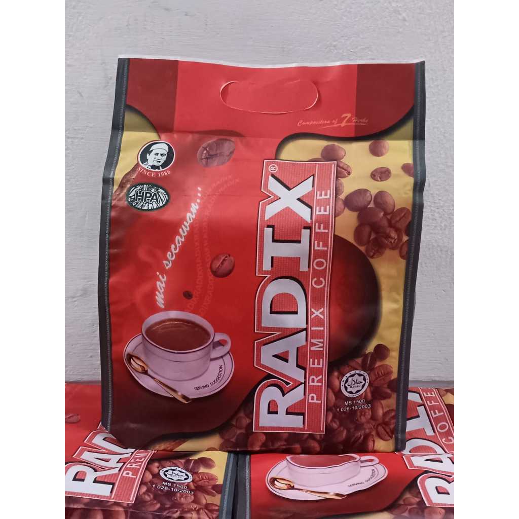 

RADIX HPA Jumbo Original Kopi Instan Malaysia Original (23g x 32 sachet)