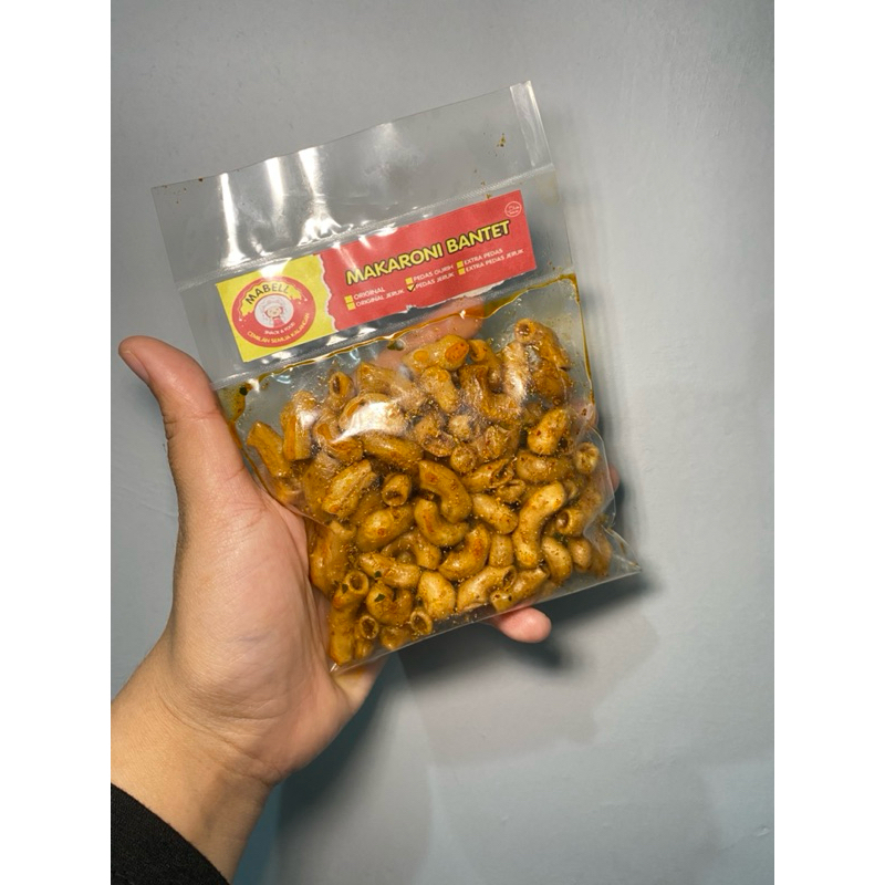 

Makroni Bantet 55gr Khas Tasik Renyah Tidak Keras