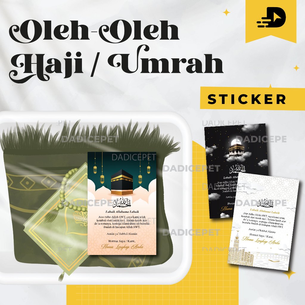 

Stiker Souvenir Haji Dan Umroh