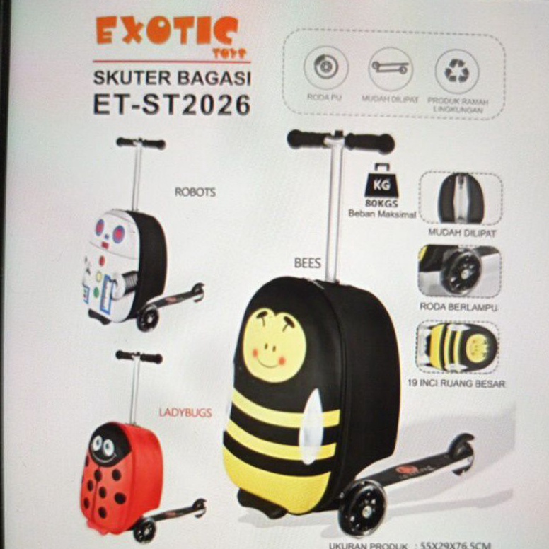 KODE B77W koper skuter anak