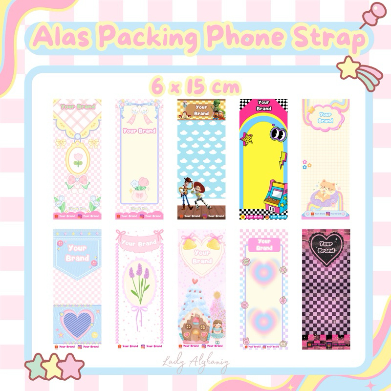 

Lady Alghaniy - ALAS PACKING PHONE STRAP READY [DESAIN PREMIUM] PASTEL & AESTHETIC