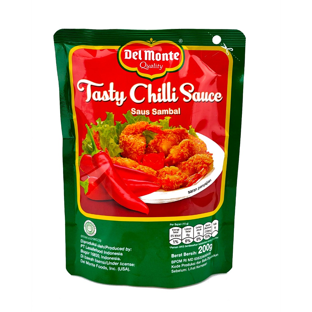 

Del Monte Tasty Chili Sauce 200gr DelMonte Saus Sambal / Tasty Chili Sauce