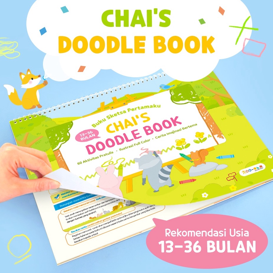 

CHAIS DOODLE BOOK Buku Sketsa Pertamaku KODE Z9L2