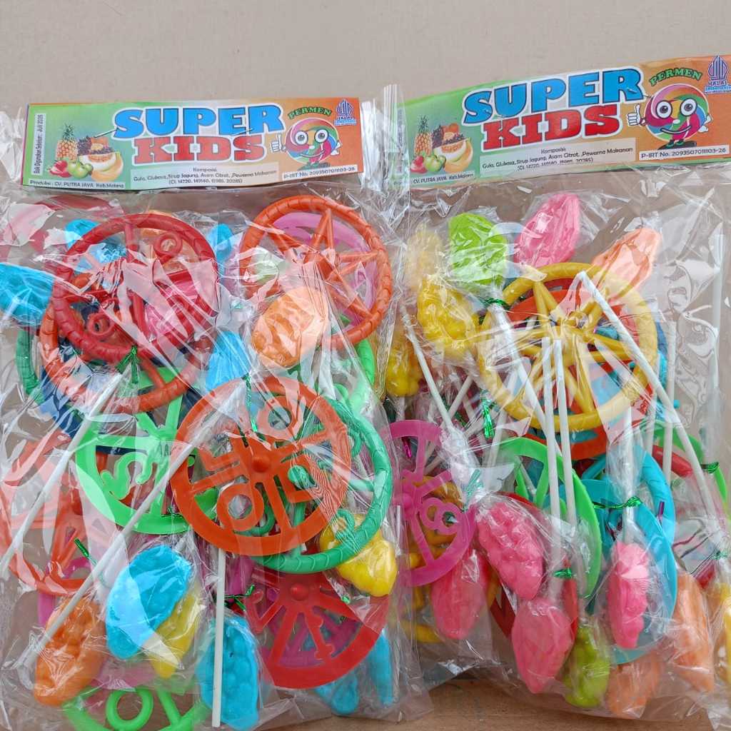 

HOT SALE PERMEN LOLIPOP BUAH WARNA WARNI SUPER KIDS EDISI SPECIAL MERAH PUTIH (Langsung dari
