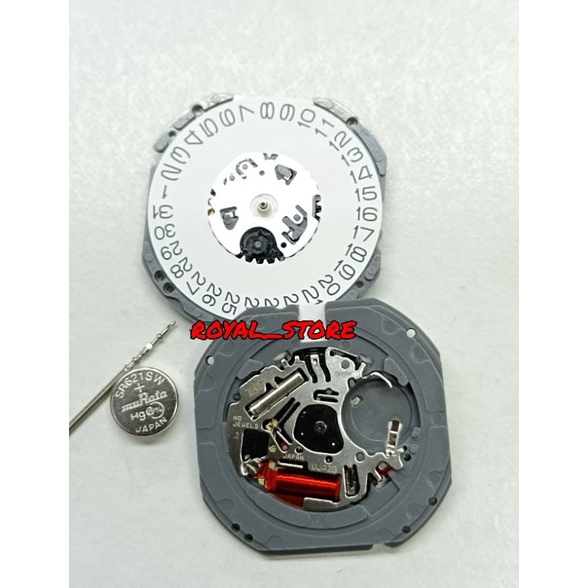 KODE W37N mesin jam tangan epson VJ42B ready posisi tanggal samping dan bawah