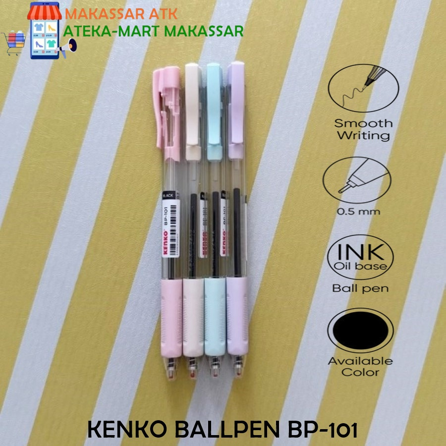 

[1 PCS] KENKO BALLPEN BP-101 PEN CETEK MURAH