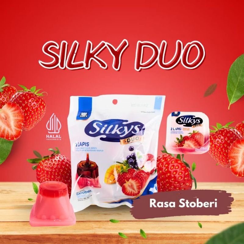

50pcs puding silkys rasa mix 3 varian