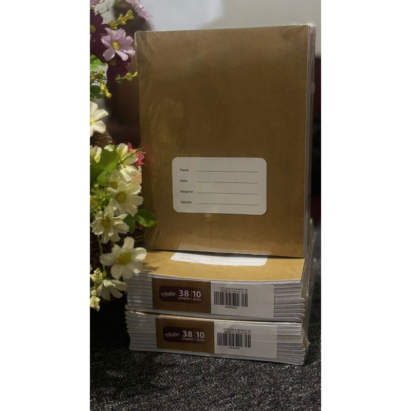 

Promo Buku Tulis Kwarto Sampul Coklat 38 Lembar Isi 10 Pcs
