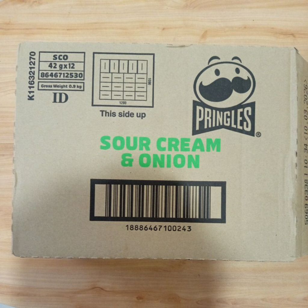 

Pringles 1 karton berat 5kg