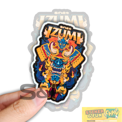

Stiker Sticker Vinyl Laminasi Glosy SAMURAI IZUMI