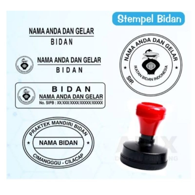 

stempel bidan resmi