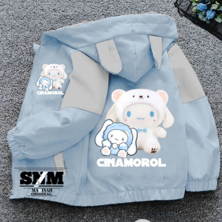 KODE F16F jaket anak kombinasi bergambar Kuromilabubu perempuan laki laki premium berkualitas