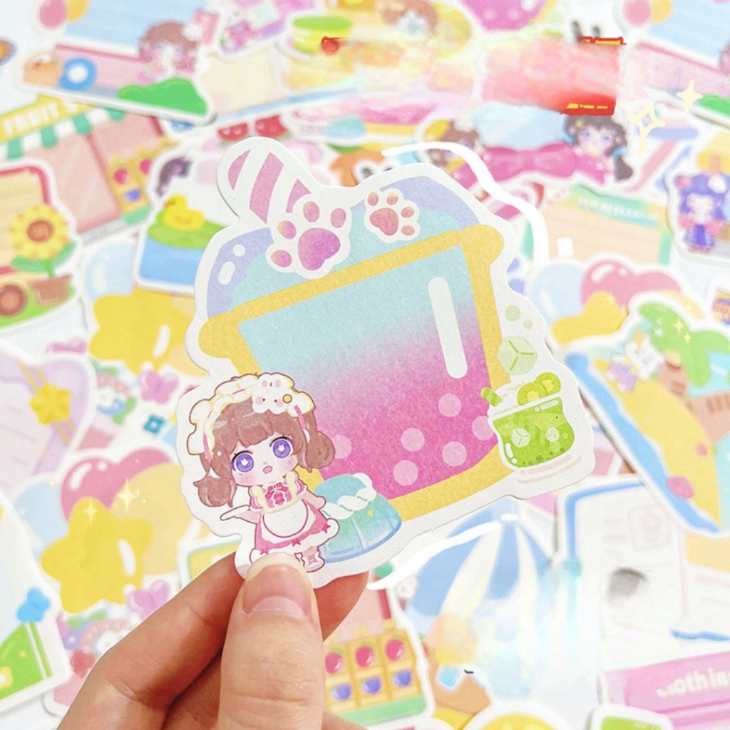 

100 lembar MEMO NOTE DIY JURNAL/ CUTE DECOR NOTE PAMELO /MEMO SISTER DAILY MM-DIY 11