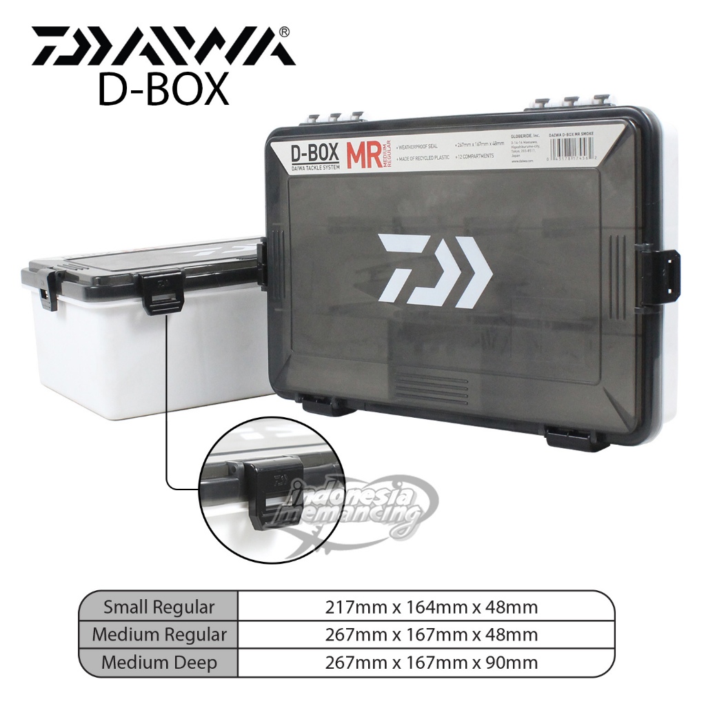 Tackle Box Kotak Umpan Pancing Daiwa D - Box Pilih Ukuran Labuan Pancing