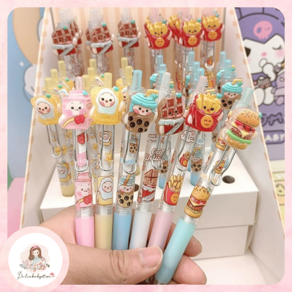 

Pulpen Gel Motif Makanan Pulpen Pelajar Dan Kantor Pena Lucu Boba Press Gel Pen