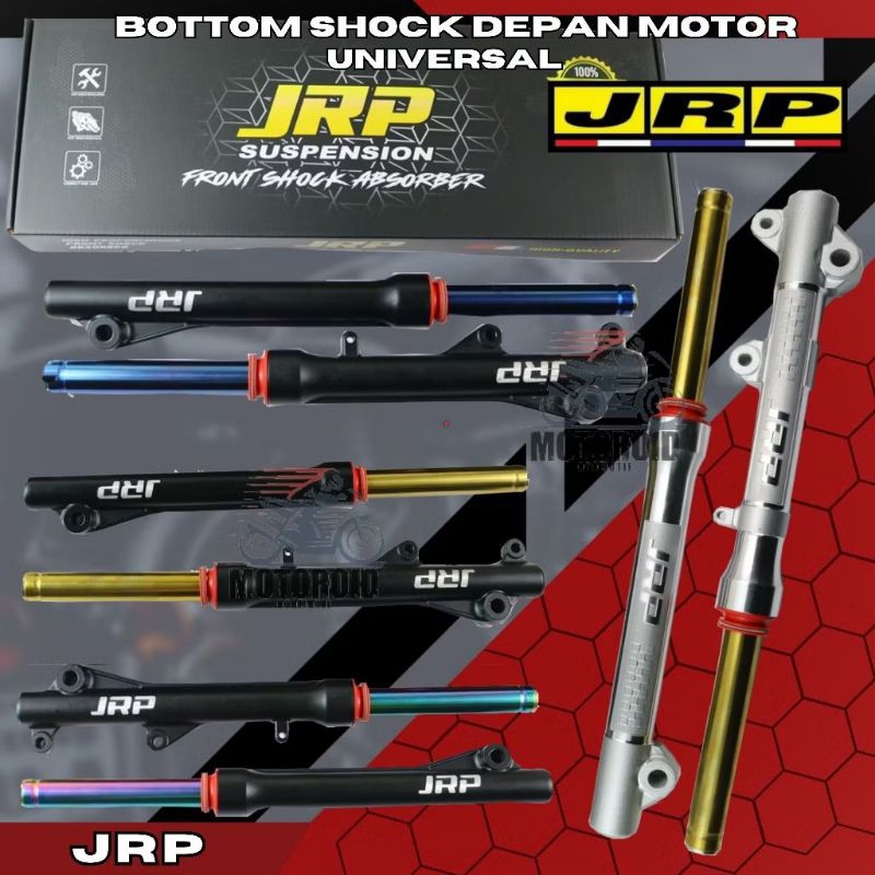 Shock Depan + Tabung JRP Shock Depan Mio / Mio Sporty/ Beat/ Vario/ Sccopy / Shock AS Rainbow Gold B