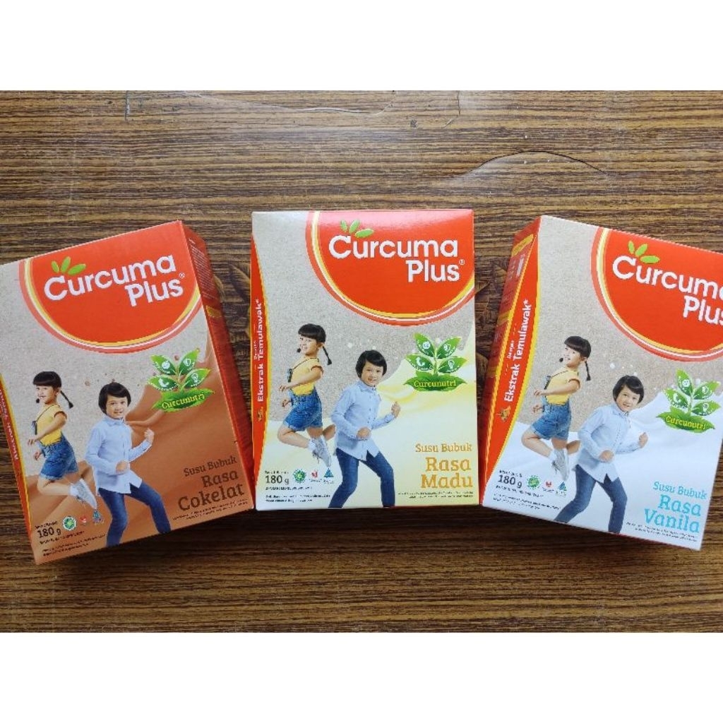 

Curcuma Plus Susu Bubuk Ekstrak Temulawak Kemasan 180 gr