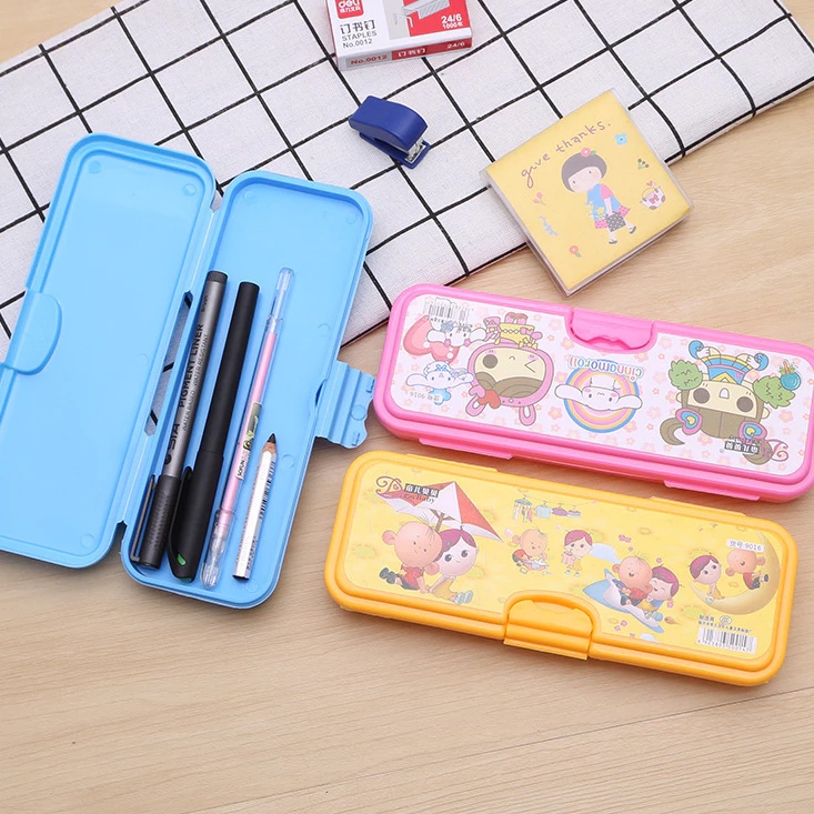 

kotak pensil anak karakter model flip