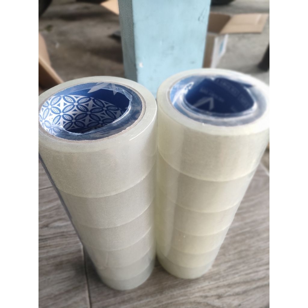 

Lakban Bening Isolasi Packing 48mm x 90 Yard Per Slop isi 6 roll