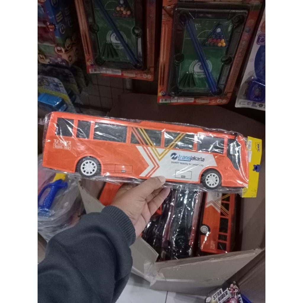 diecast mainan miniatur bus Basuri ukuran besar