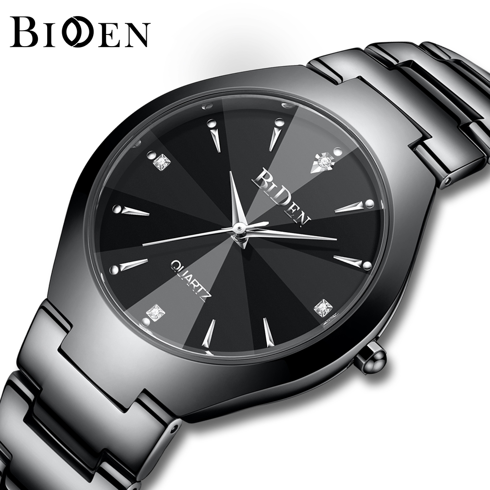 BIDEN Jam Tangan Pria Business Classic Anti Air Calendar Quartz 0104