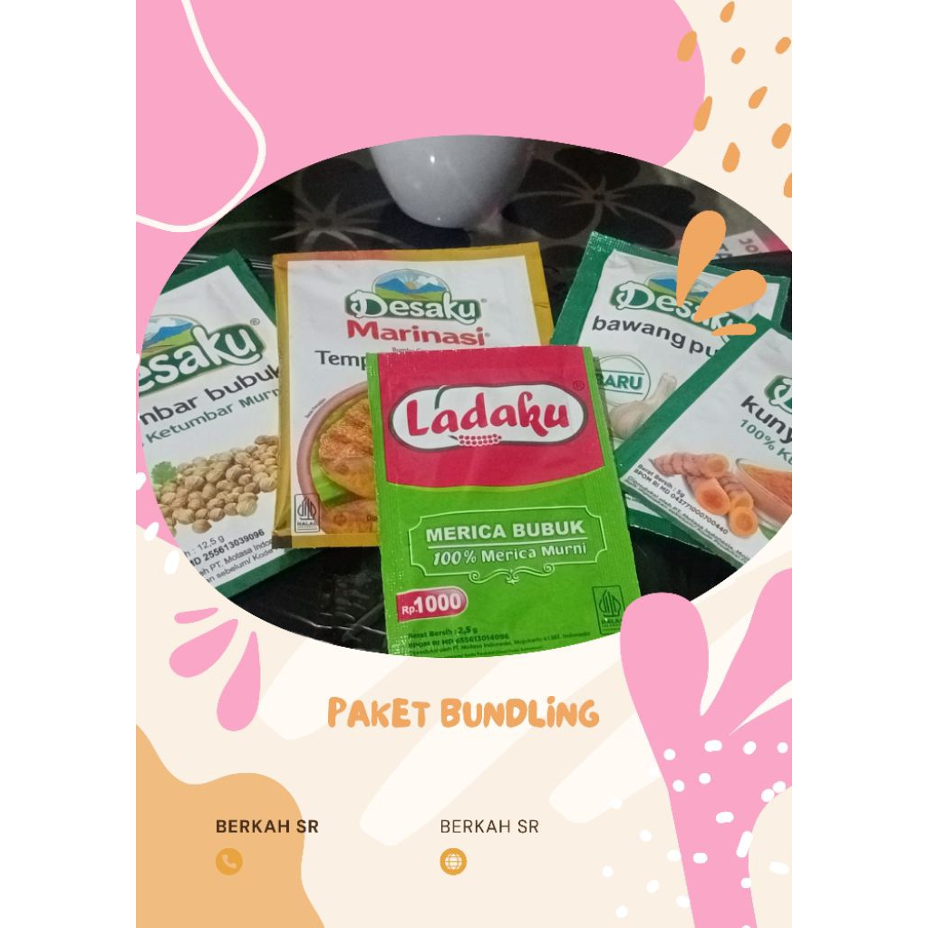 

Desaku bumbu rempah 5 Pcs ( paket bundling )