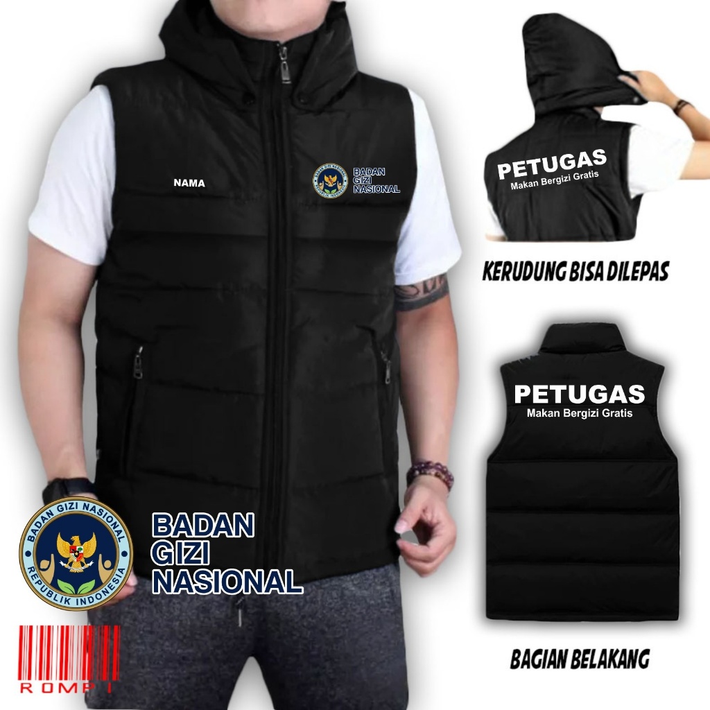 TERKINI JAKET ROMPI KEMBUNG BADAN GIZI NASIONAL TERBARU / ROMPI DISTRO KEREN / JAKET PRIA WANITA /