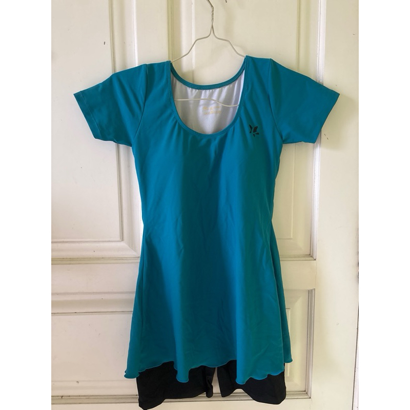 baju renang biru wanita dewasa lasona preloved