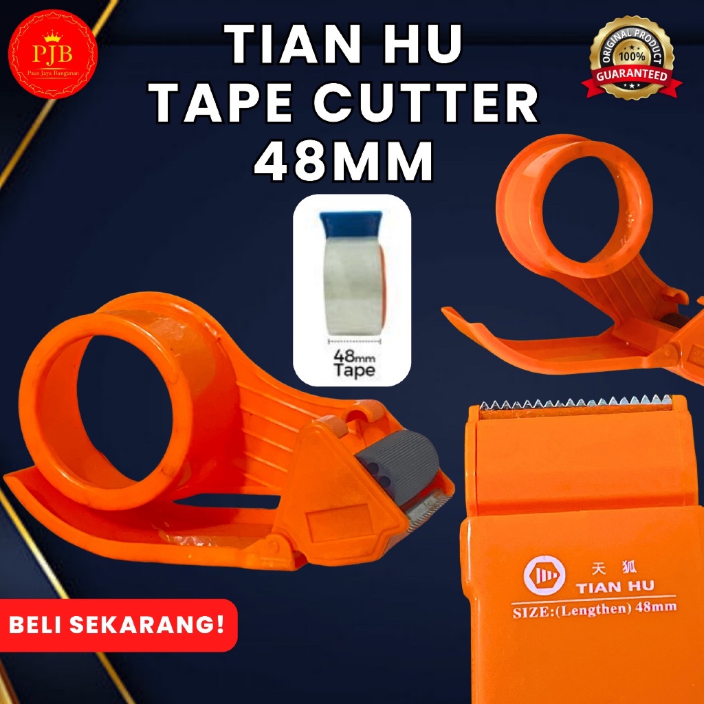 

Alat Potong Lakban 48mm / Dispenser Lakban / Tape Cutter TIAN HU 100% ORIGINAL / ASLI / AUTHENTIC