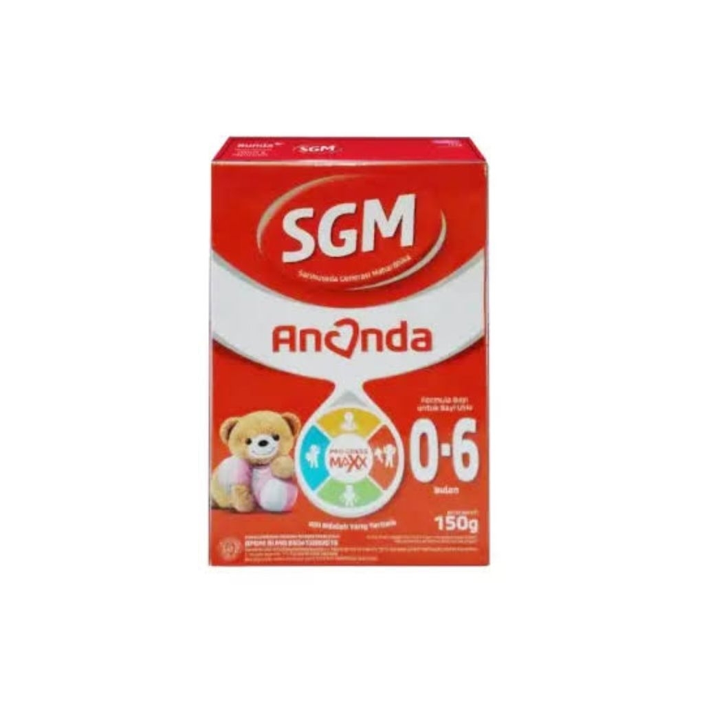 SGM Ananda 0-6 bulan, Susu Formula Bayi tahap 1 150 gram (Expired 2026)