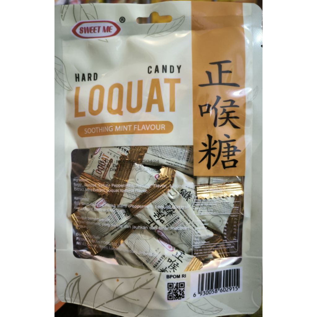 

SWEET ME LOQUAT HARD CANDY 90 GRAM