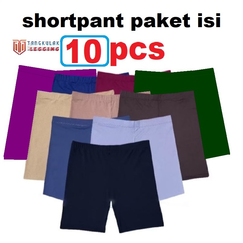 Paket Hemat 10pcs Hotpants Celana Hotpants / Legging Hotpants Shortpant / Celana Shortpants