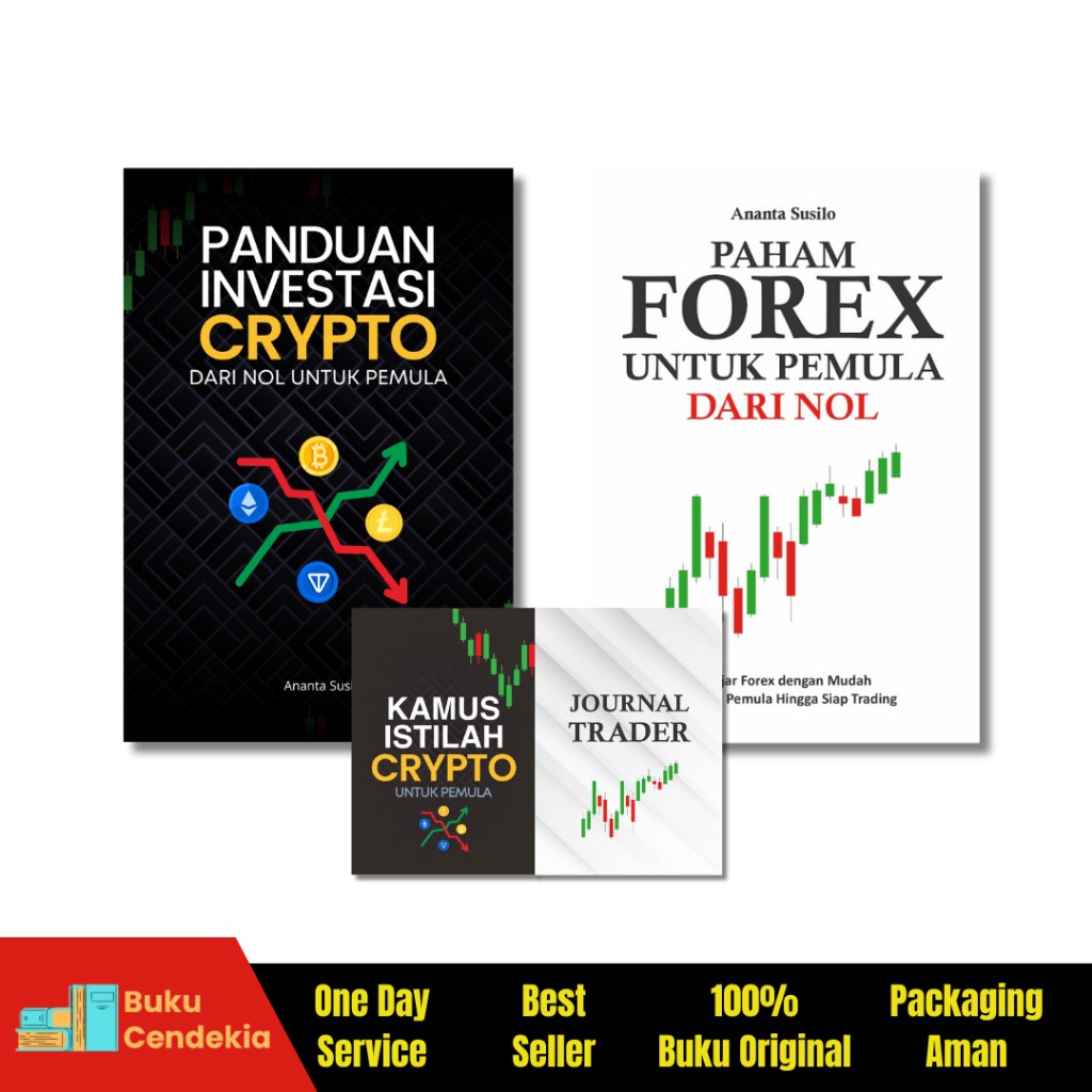 Yash Media - Paket Crypto Forex (Bonus Kamus Crypto + Journal Trader Forex) - Original