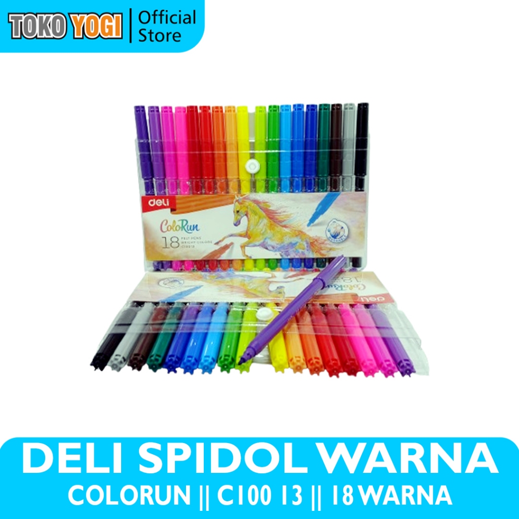 

DELI SPIDOL WARNA - COLORUN C100 13 || 18 WARNA