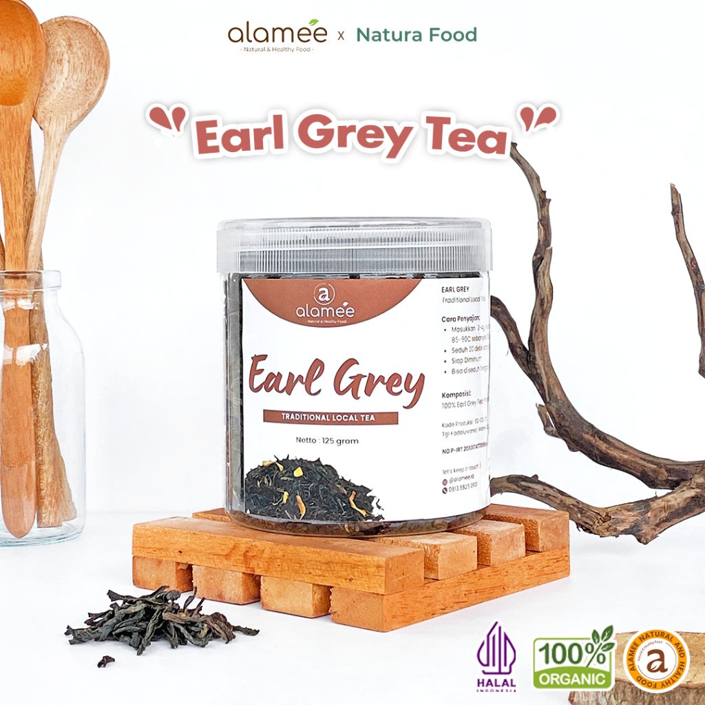 

Teh Grey Tea Teh Herbal Tradisional Indonesia Alami Sehat Organik Organic Siap Seduh 125 Gr NaturaFood