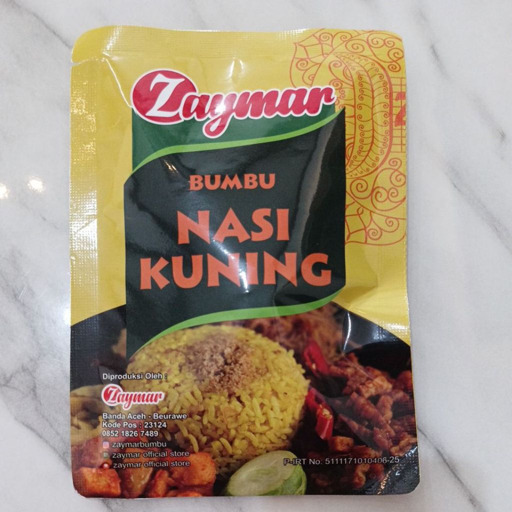 

Bumbu Nasi Kuning, Zaymar