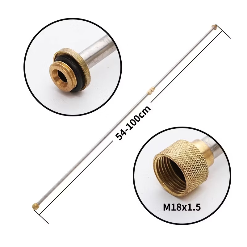 Stik kuningan asli stik sprayer Elektrik / Manual Model tele Panjang 108cm Pendek 60 Cm