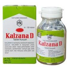 Kalzana D 100 Tablet Botol
