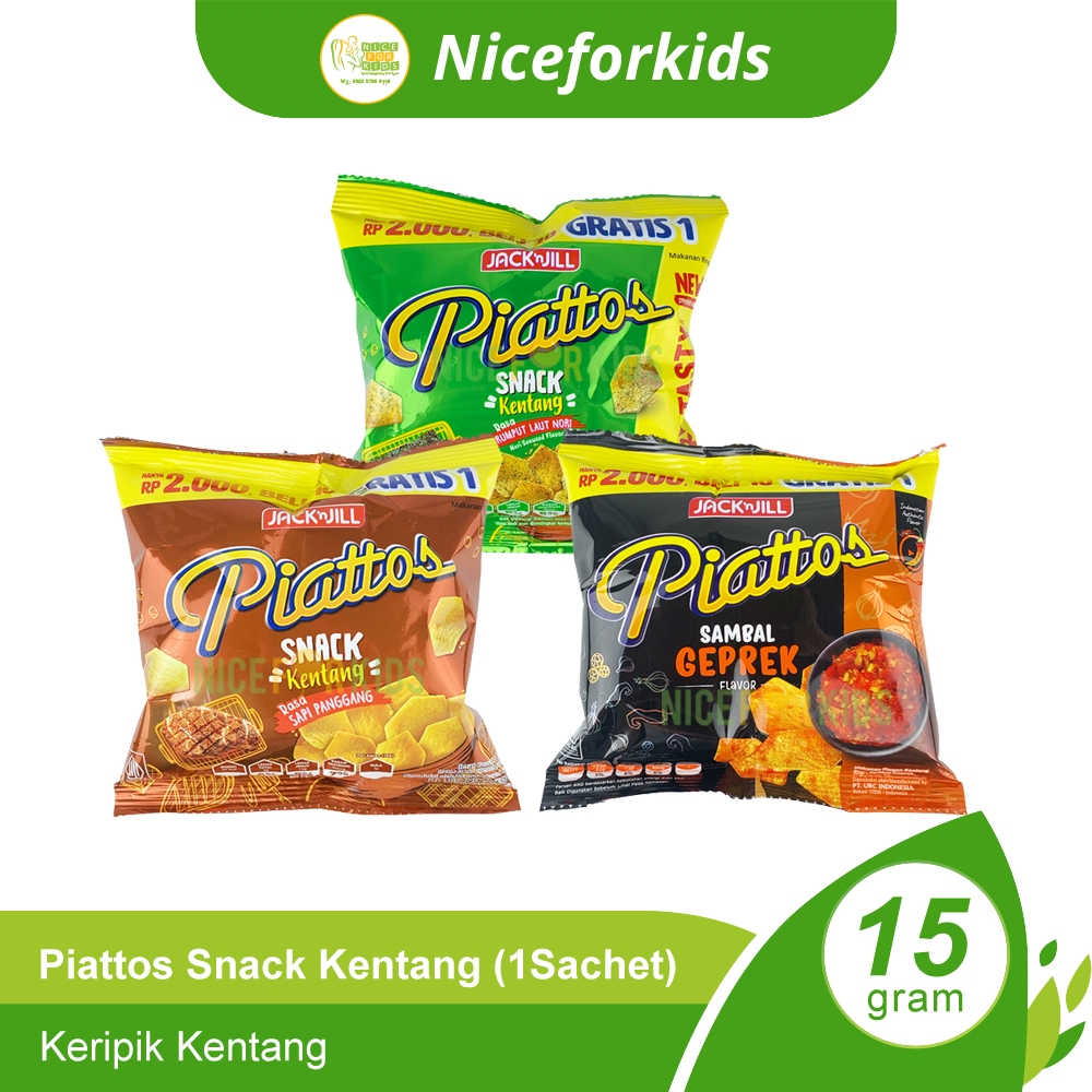

Piattos 15gr (1pcs) / Snack Kentang Gurih